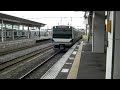 勝田行き普通列車が到着します