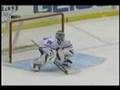 Rob Davison scores from nearly 200ft on Vesa Toskala