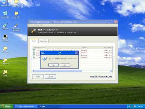 how to remove virus zbot.g