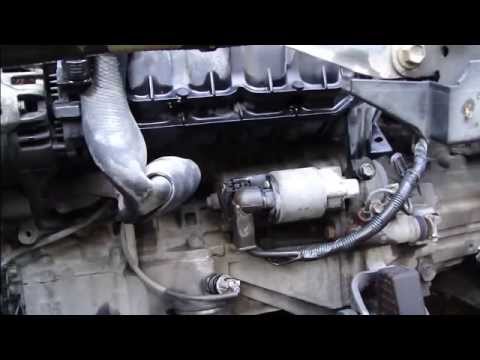 How to replace start motor Toyota Corolla VVTi engine. Years 2000-2008