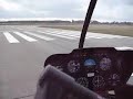Takeoff from Legoland (Billund Airport) in Robinson R-44