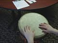 Rhythm Lesson on A \"Remo Djembe\"
