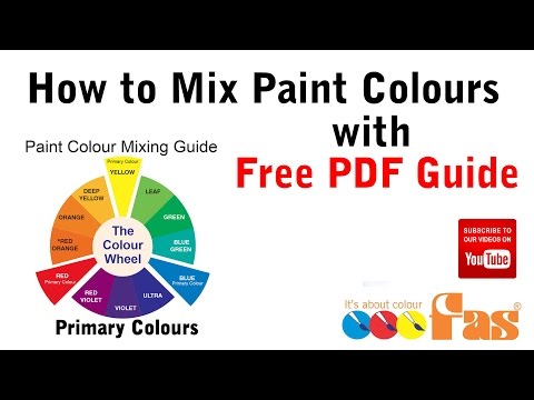 Color Mixing Chart Pdf