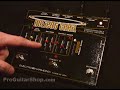 www.proguitarshop.com, the holiest grail is the most versatile reverb effect to date, by electro harmonix. with just about every parameter of natural sounding reverb at your fingertips, you can sculpt and store up to 8 presets of your favorite verb tones! with features like stereo outputs, expression control, and midi in and outs, your reverb settings don't have to be stagnent anymore.  recall 2 favorite presets on the fly with the a and b stomp switches; perfect for live settings. you can also dial in the tone and feel with damping and difussion controls, for subtle changes in the wet sounds.  extreme pre-delay, as well as feedback controls, turn this stereo reverb into a echo pedal.  finally, the mixer section lets you dial in exactly how much dry, spring, and reverb signals coming out of the eh holiest grail. whew! that's the holiest of the holys!
 the holiest grail is a digital stereo reverb pedal that features 8 effect parameters and 8 preset saves spots. top of the range reverb, offering control over many more aspects of the effect than the cheaper holy pedals, and most if not all other manufacturers reverb pedals. the parameters available are delay time (length of time after which the reverb kicks in following the dry), feedback (loops the input and so thickens the tone), decay (length of reverb), dampening (a environment surrounding simulator) set at minimum the environment can be compared to carpeted walls, set at max, it's probably modelling some sort of mirror room like the one in enter the dragon), diffusion (very very subtle reverb complexity control), dry volume, spring tone simulator volume (this is not spring reverb, but an overtone the emulates the snap of springs), and reverb volume. the presets are accessible by two footswitches labelled a and b, which work in conjunction with a preset slide from which you select one of four banks. only two presets can be saved and accessed per bank, which means that not all 8 presets can be activated by foot unless you have midi. presets are very easy to save. simply switch to preset mode, select the bank you want to save in, and hold down either the a or b switch (to save a or b spot respectively) and wait for the led to stop blinking.
it's quite hard to make a bad sound with this pedal, but achieving the reverb sound in your head can be a bit tricky, given the level of control. if ehx had listed the 
