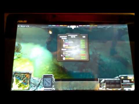 Dota 2 on Android Tablet