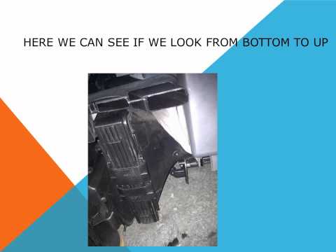 How to replace the air cabin filter on a  Audi A2