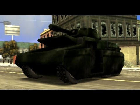تختيم درايفر ليبرتي ستي ستوريز Grand Theft Auto Liberty City Stories سرقة دبابة الجيش .! #17