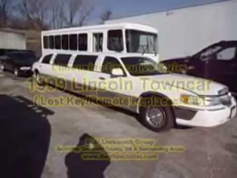 Atlanta GA: 1999 Lincoln Towncar Limo – Lost key w/chip programmed!