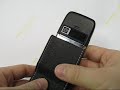 PDair Leather Case for Nokia E51 - Flip Type (Black)