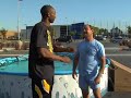 Kobe Bryant Jumps over Pool of Snakes! HD Quality! STUNT!