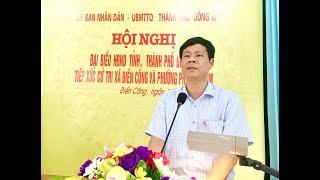 Đại biểu HĐND thành phố tiếp xúc cử tri xã Điền Công, phường Phương Nam