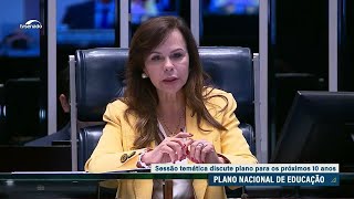 Sessão temática discute Plano Nacional de Educação