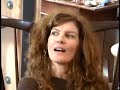 actress visits famous woodworker at his 6-acre compound and tells how she met sam and how she admires him.