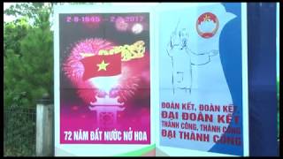 Tuyên truyền lưu động ở xã Điền Công