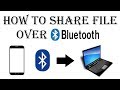 How To Send Files From Iphone To Pc Bluetooth
