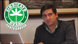 O presidente do Sindicato Rural de Ponta Grossa, Gustavo Ribas Netto, fala sobre produtividade.