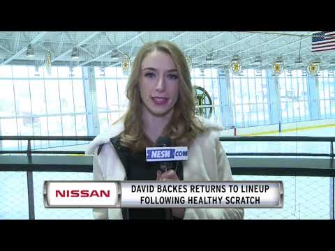 Video: NISSAN Morning Drive: David Backes Returns To Lineup As Bruins Take On Blues
