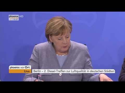 Pressekonferenz zum 2. Dieselgipfel zur Luftqualitt in deutschen Stdten am 28.11.17