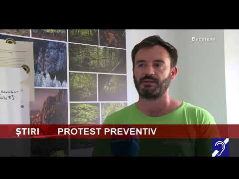 Protest Greenpeace pentru Roșia Montană, în Piața Victoriei
