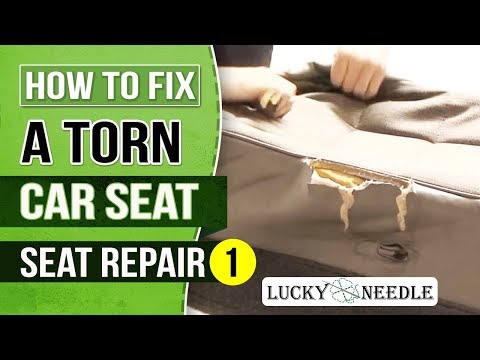 how to patch car seat