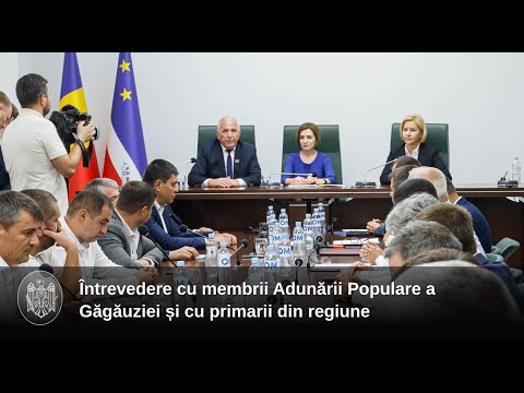 Șefa statului a discutat cu conducerea Autonomiei Găgăuze și cu primarii din regiune