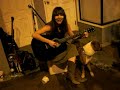 Holly Roberts singing in downtown Athens, GA