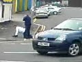 Drunk guy in the barras Drunk guy in the barras