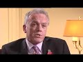 northern ireland first minister, the dup's peter robinson, interviewed by noel thompson.  bbc ni hearts and minds 30/10/08.