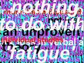 A symptom list: Myalgic Encephalomyelitis