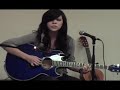 Mishavonna playing guitar and singing 'Halelujah' by Jeff Buckley