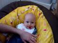 Pedro eating beetroot