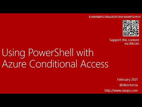 PowerShell with Azure Conditional Access – CIAOPS