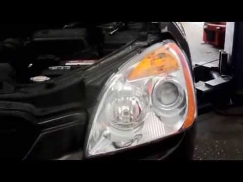 How to replace the headlight assembly on a 2010 Kia Rondo