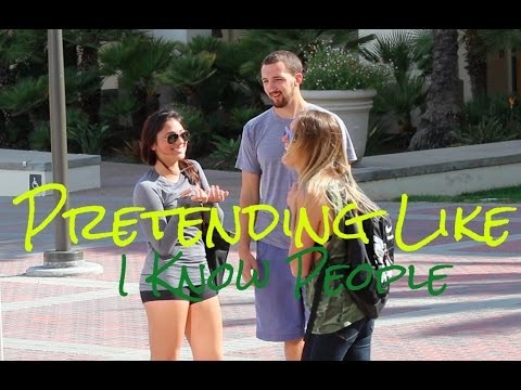 Pretending like I know people