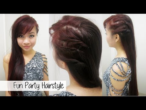 party hairstyle - Facebook: http://Facebook.com/x3Thuha Instagram: x3Thuha Tumblr: http://x3haha.tumblr.com/ Heylo lovelies! I know I'm late but HAPPY NEW YEAR! :D I hope you ...