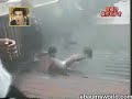 Kid hit by wave
