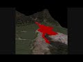 Simulation of a mudflow & hyperconcentrated flow