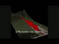 Simulation of a mudflow & hyperconcentrated flow