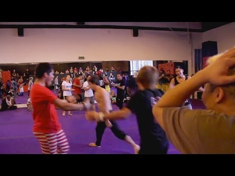 tricking - JAM 7 on 7 Pro Martial Arts Tricking Battle- Michael Guthrie, Vellu, Andy Le, Kyle Cordova, Moe Alafrangy, Nelson Zuniga, Pat Chu Vs Matt Emig, Jeremy Marin...