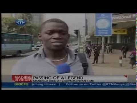 Kenyans mourns Nelson Mandela Kenyans mourns Nelson Mandela