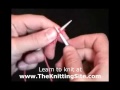 Knitting: Two needle casting on
