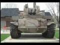 Twin M42 US Army Dusters 40mm cannon