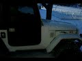 FJ40 in the snow