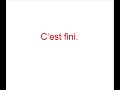 C'est fini - La casa azul