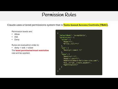 Claude Code Essentials - Permission Rules