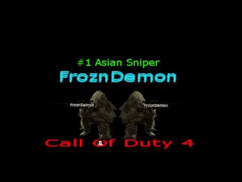 FroznDemon - ya my fren renegadescopez made this for me so uh yeah.. if u like call of duty 4 a lot and u would like a background like mine, go subscribe him and ask him ...