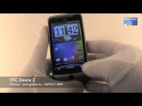 HTC Desire Z teszt vide�