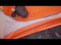 Tenda pasca diacak - acak babi slebor Tambora