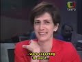 Brazilian news host reports funny situation and laughs Brazilian news host reports funny situation and laughs