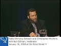 Christopher Hitchens, Shmuley Boteach at the 92nd Street Y